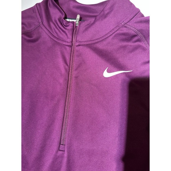 Nike Running Training Jacket Half Zip Dri Fit Sz L - Picture 4 of 8